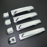 Lexus GX 460 2010-2018 jaoks Autostiil Kroomitud K&uuml;lgmise Uksek&auml;epideme Katte Liist & Uksekausi Kate 2017 2016 2015 2014 2013 2012 2011 Door Handle Covers