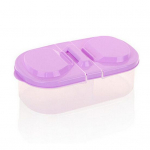 V&auml;rske toit Teravilja-oad, suupisted, kaste, s&auml;ilituskast k&ouml;&ouml;gikonteiner plastkarp lilla