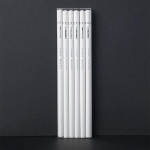 6 tk/komplekt Must-valge Sketch s&ouml;epliiats Esilet&otilde;stetud standardpliiats visandite tegemiseks Joonistuspliiatsid Komplekt Kunstimaalitarbed