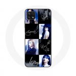 Coque pour Samsung Galaxy A22 5G Blackpink Signature Photo Jennie Jisoo Lisa Rose - Maniacase