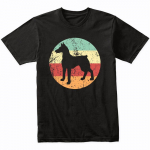 Retro Dobermani koerat&otilde;u Icon Retro Unisex T-s&auml;rk S