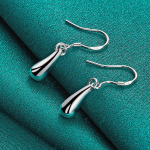 URMYLADY Fine 925 Sterling Silver Water Drop K&otilde;rvar&otilde;ngad Naistele Pulmapeo Moe Ehted ME019