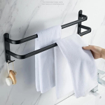 K&auml;ter&auml;tikuivati ​​Vannituba 3-kihiline k&auml;ter&auml;tikuhoidja Dushirest Punch-free k&auml;ter&auml;tikuivati ​​Seinale kinnitatav siinil du&scaron;iriiul Toliet hoiuriiul 2 layers 30CM