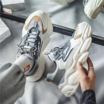 Meeste platvorm, mustad tossud, talv, uus mood, meeste tursked kingad jalatsid T&auml;nava stiilis meeste jalatsid Tenis Masculino 39