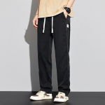 Meeste kevadsuvised hingavad heledad teksap&uuml;ksid sirged vabaaja pestud teksad 5XL must