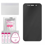 apgo Privacy Matte Hybrid protective glass compatible with Wiko WIM Lite, flexible nano glass, great replacement for tempered glass, scratch-resistant