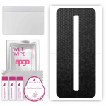 apgo Protective Skin Sticker for the back compatible with Nubia Red Magic 6S Pro, Wrap Film, Foil, Vinyl - Pattern Black Honeycomb