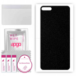 apgo Kaitsev nahakleebis seljale, mis &uuml;hildub Huawei Y7 Pro-ga (2018), Kile, foolium, vin&uuml;&uuml;l &ndash; mustriga mattmust