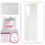 apgo Protective Skin Sticker for the back compatible with Samsung Galaxy Fold, Wrap Film, Foil, Vinyl - Pattern Matte Transparent