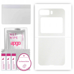 apgo Protective Skin Sticker for the back compatible with Motorola Razr 2022, Wrap Film, Foil, Vinyl - Pattern Matte Transparent