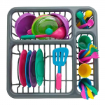 28tk Simuleeritud k&ouml;&ouml;giriistad Laste toiduvalmistamism&auml;nguasjad Laste m&auml;ngumaja K&ouml;&ouml;gilauan&otilde;ude komplekt mitmev&auml;rviline