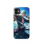 Coque maniacase pour Iphone 12 One Piece Roronoa Zoro ep&eacute;e manga anime