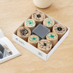 Puidust templikomplekt Kaartide valmistamine Isetegija t&ouml;&ouml;riistad Loov kaasaskantav puidust meisterdamine kirjatarvete jaoks Flower