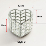 Kristallist meigipintslite hoiustustuub kulmupliiatsite meigiorganisaator kosmeetikapintslite hoiustusanum l Helmes Ehtekarbi CHINA