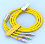 6A 120 W andmekaabel 3-&uuml;hes &uuml;likiire laadimiskaabel C-t&uuml;&uuml;pi mikro-USB laadijakaabel nutitelefonide jaoks