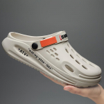 Meeste puukingad, kinnise varbaga sandaalid, pehme tallaga k&auml;imisjalatsid, &otilde;ue-aiakingad rannasandaalid 43