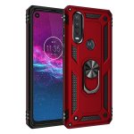 Motorola Moto One Action Armor p&otilde;rutuskindel &uuml;mbris Moto One Actioni s&otilde;jalise kaitsemagnetiga autohoidiku r&otilde;nga korpuse kate for Moto One Action