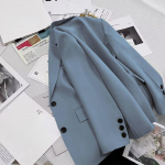 Naiste &uuml;hev&auml;rviline vabaaja bleiser, Korea moodne pikkade varrukatega kardigan mitmev&auml;rviline bleiserid jakid XXL