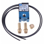 1 Komplekti Mac solenoidklapp 1/8'' 35A-Aca-Ddba-1Ba koos messingist summutiga Dc12V