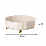 K&ouml;&ouml;gis p&ouml;&ouml;ratav maitseainete hoiukarp plastikust hoiuriiul Kodu Multifunktsionaalne lauaarvuti hoiurest Spice Fruit & Cosmetics jaoks roheline