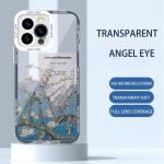 Van Goghi &otilde;limaal Max Art l&auml;bipaistev &uuml;mbris Apple 15 Pro Max, 11, 13, XS, 6, Mini jaoks - Kukkumiskaitse puslekujundusega iPhone XS