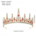 Barokkstiilis retro sulamist strass t&auml;is teemant pruudiehted juukseaksessuaarid kroon pulm pulmapidu aksessuaarid peakate