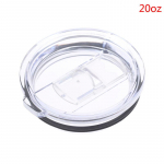 Toiduklass pp 20/30 untsi pritsmekindlad l&auml;bipaistvad kruusid, tassid, kaas trumli tassi jaoks 7.8cm