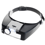 Peapaela luup Led Light pealamp suurendusklaasist juveliiri luup koos LED-tuledega 1,5x 3x8,5x10x None