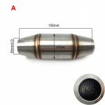 Mootorratta v&auml;ljalasketoru summuti katal&uuml;saatori laienduskamber CRF RMZ DRZ YZF KXF CRF WRF WR YZ Pit Bike v&auml;ljalasketoru jaoks A