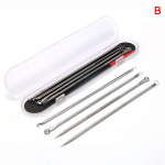 4 tk / komplekt Mustpeade eemaldaja Whitehead Comedone Spot Pimple Blemish Extractor Tool