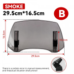 S1000XR F900XR mootorratta esiklaasi pikendusega reguleeritav spoileri deflektor BMW R1200GS F850GS F800GS F750GS F700GS F650GS jaoks