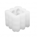 S&uuml;damekujuline kuubikk&uuml;&uuml;nla vorm K&auml;sitsi valmistatud mullikubiku palli seebivorm DIY &scaron;okolaadivahu koogivorm s&otilde;brap&auml;eva armastuse kingitus valge