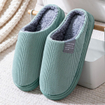 Soojad libisemiskindlad puuvillased sussid paaridele siseruumides kasutamiseks Size 40-41 (for 39-40 foot)