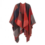 Naiste talvine soe &uuml;lisuur tr&uuml;kkimine Tekk Cape wraps Sall kardiganid One Size must