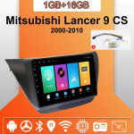Android Carplay autoraadio Mitsubishi Lancer 9 CS 2000-2010 multimeediumipleieri peakomplekti stereo GPS-navigatsioon BT WIFI 2+32GB 1+16GB,A