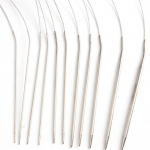 Heegeldatud kudumisn&otilde;elad Ringikujulised kudumisvardad Kudumisriistade komplekt kampsunikinnastele N&auml;put&ouml;&ouml; 80cm