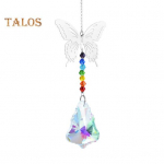 Butterfly Dragonfly p&auml;ikesep&uuml;&uuml;dja ​​tuulekella ripats Kingitus dekoratiivne laia kasutusega tuulekella ripats koduvarustus