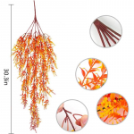 Kunstlik luuderohi lilleviinapuu Garland, lavendel, seinakinnitus Koduaia j&auml;relkorvi taimed punane