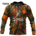 Jahimood Maamees/T&uuml;druk Jahipart Jaht Loomade Kamulipip Tattoo Pullover Spordidressid Meeste/Naiste 3Dpri L