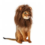 Melange Brown Lion Mane parukas kassidele &ndash; naljakad lemmikloomakassi kost&uuml;&uuml;mid Halloweeniks ja j&otilde;uludeks s