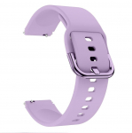Kummist kellarihm Garmin Venu 2S rihma jaoks Kerge v&auml;rviline pandlaga randmepael Garmin Vivomove 3s/move3S 18 mm kellarihma jaoks For Garmin Venu 3S lavendel