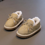 Lastejalan&otilde;ud Mood Pehme Tald V&auml;ikelaste Vabaajajalatsid Talvised Puuvillased Sisetallad Jalan&otilde;ud Trendikad Nahast Puuvillased Saapad Paljajalu Jalan&otilde;ud Lapsed 28insole17.2cm khaki