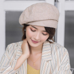 Tuhat Lindu Ruuduline Barett Naissoost S&uuml;gis ja Talv Retro Briti Interneti-kuulsus Mood Lihtne Stiil Kunstniku M&uuml;ts Naissoost M&uuml;ts one size（56-58cm） khaki
