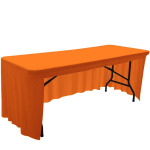 Spandex Veniv Lauakate 4FT 5FT 6FT 8FT Lauaseelik Kate Pulmapeo Banketi jaoks &Uuml;hev&auml;rviline Ristk&uuml;likukujuline Kokteililauakate 244x76x76cm 8FT