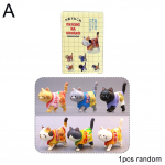 Suupistega jalutav kassipoeg, kes kannab kommi, toidupakend, kaunistused, m&auml;nguasjad, pime, 6 karbikott P7I5 1pc-One size