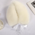 1 tk k&uuml;lmakindlad pehmed summutid pl&uuml;&uuml;sis krae &uuml;hev&auml;rviline sall &otilde;ues tuulekindel talv soe l&uuml;hike lint kunstrebase karusnahk aprikoosi