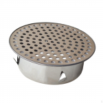 Breathable Cap Drain Cover in Stainless Steel for Kitchen Bathroom Toilet 130 tubes
