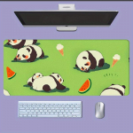 1 tk Cartoon Panda &uuml;lisuur hiirematt, arvutipoiste ja t&uuml;drukute &uuml;hiselamu kontorim&auml;ngumatt, libisemiskindel e-spordi lauamatt