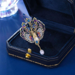 Kvaliteetne emailiga Phoenix pross, tipptasemel Sense, peened ja elegantsed naister&otilde;ivad, korsa-loomade n&ouml;&ouml;pn&otilde;elade tarvikud Electroplated real gold sinine