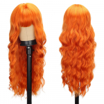 MERISIHAIR s&uuml;nteetilised pikad lainelised parukad tukkpikendustega Natural Light Blond parukas K&otilde;rge temperatuuriga kiust parukas naistele Cosplay 65cm